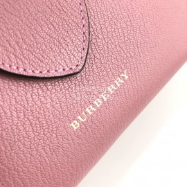 Burberry Fashion Small Leather Messenger Bag Handbag Purple