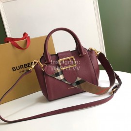 Burberry Fashion Small Leather Messenger Bag Handbag