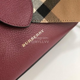 Burberry Fashion Small Leather Messenger Bag Handbag