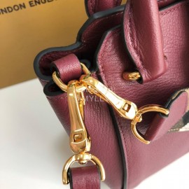 Burberry Fashion Small Leather Messenger Bag Handbag