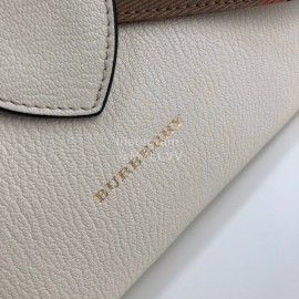 Burberry Fashion Large Leather Messenger Bag Handbag White
