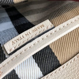 Burberry Fashion Large Leather Messenger Bag Handbag White