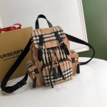 Burberry New Small Striped Nylon Retro Backpack
