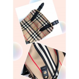 Burberry New Small Striped Nylon Retro Backpack