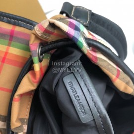 Burberry Retro Small Striped Nylon Backpack
