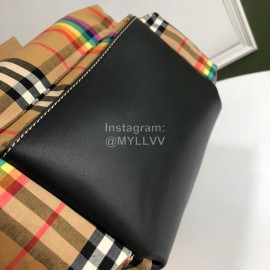 Burberry Retro Large Striped Nylon Backpack