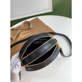 Burberry Fashion Stripe Round Messenger Bag