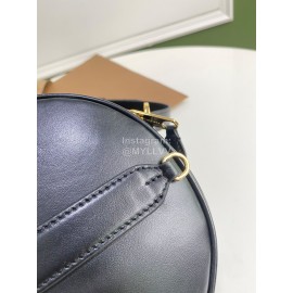 Burberry Black Fashion Round Messenger Bag