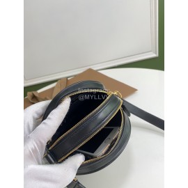 Burberry Black Fashion Round Messenger Bag