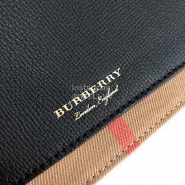 Burberry Soft Calf Leather Chain Bag For Women Black