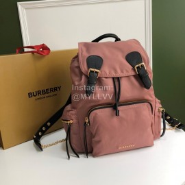 Burberry Fashion Waterproof Leisure Backpack Pink