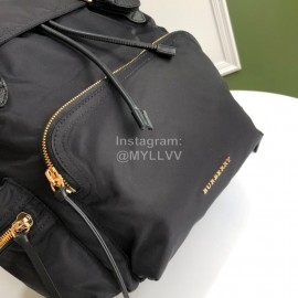 Burberry Fashion Waterproof Leisure Backpack Black
