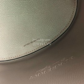 Burberry Simple Checkered Cowhide Slung Bucket Bag