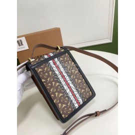 Burberry New Fashion Smooth Leather Mobile Bag 