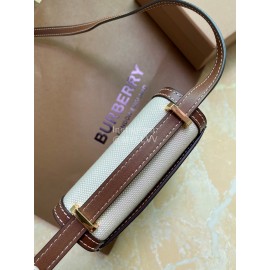 Burberry Fashion White Smooth Leather Mobile Bag
