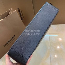 Burberry Black Full Leather Briefcase