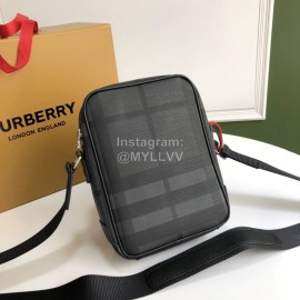 Burberry Fashion Simple Crossbody Bag Gray