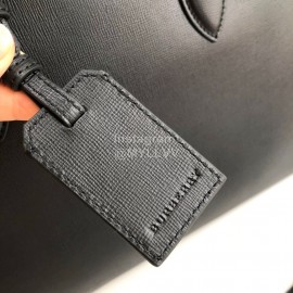 Burberry Exquisite Leather Black Briefcase