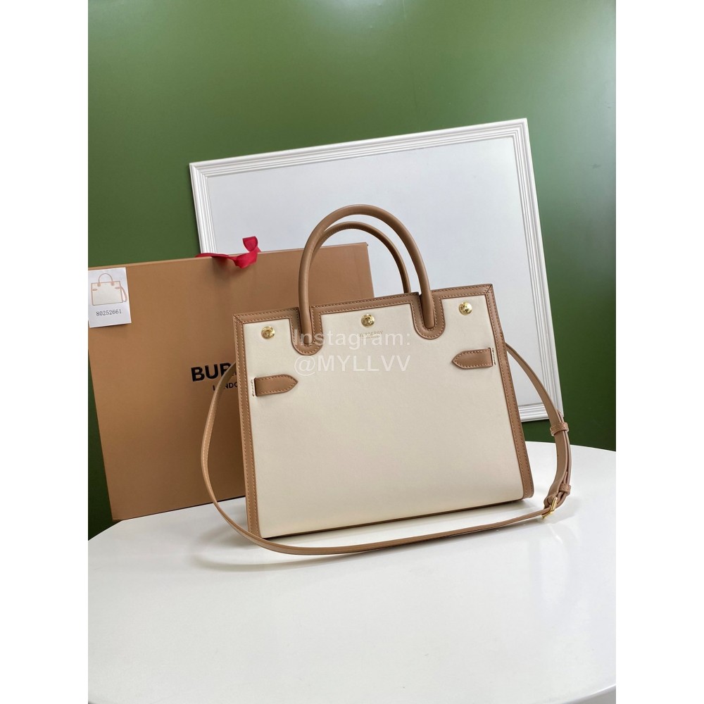 Burberry Leather Simple Handbag Messenger Bag