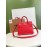 Burberry Leather Simple Handbag Messenger Bag Red