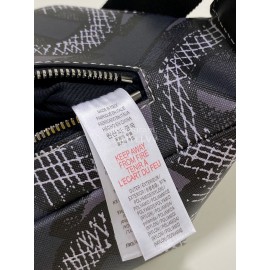 Burberry Canvas Printing Fashion Waist Bag Black