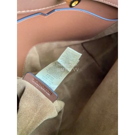 Burberry Retro Exquisite Plaid Handbag Messenger Bag Brown