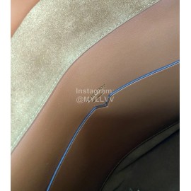 Burberry Retro Exquisite Plaid Handbag Messenger Bag Brown