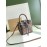 Burberry Soft Print Slung Bucket Bag Coffee