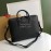 Burberry Black Grain Leather Briefcase