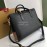 Burberry Black Grain Leather Briefcase