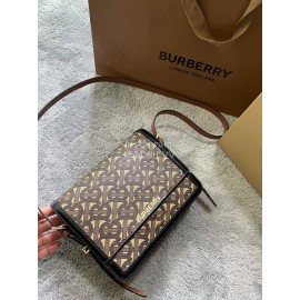 Burberry Vintage Printed Flip Messenger Bag For Women