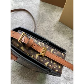 Burberry Vintage Printed Flip Messenger Bag For Women