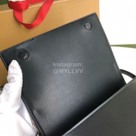 Burberry Fashion Leather Messenger Bag For Women Black