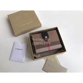 Burberry Fashion Palm Leather Short Wallet Black