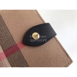 Burberry Fashion Palm Leather Short Wallet Black