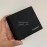 Burberry Simple Black Short Two Fold Wallet