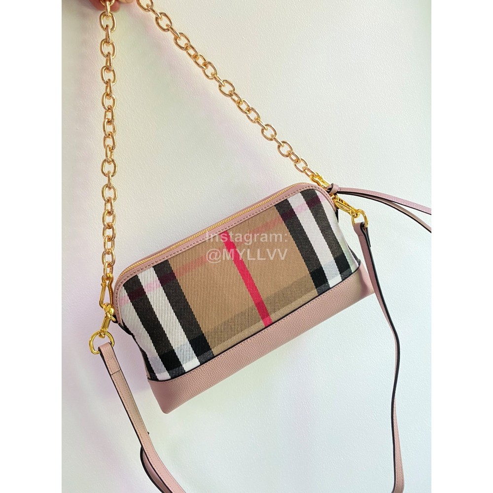Burberry Classic Striped Chain Bag Messenger Bag