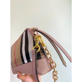 Burberry Classic Striped Chain Bag Messenger Bag