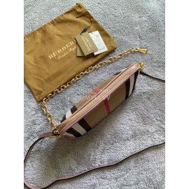 Burberry Striped Chain Bag Messenger Bag