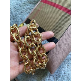Burberry Striped Chain Bag Messenger Bag