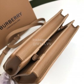 Burberry Fashion Flip Crossbody Bag For Women Apricot