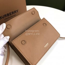 Burberry Fashion Flip Crossbody Bag For Women Apricot