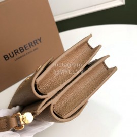 Burberry Fashion Flip Crossbody Bag For Women Apricot