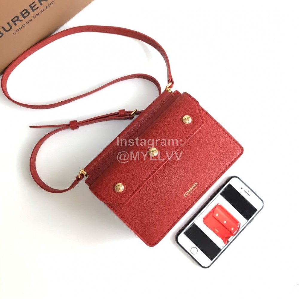 Burberry Fashion Flip Crossbody Bag For Women Red