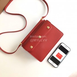 Burberry Fashion Flip Crossbody Bag For Women Red