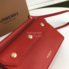 Burberry Fashion Flip Crossbody Bag For Women Red