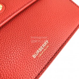 Burberry Fashion Flip Crossbody Bag For Women Red