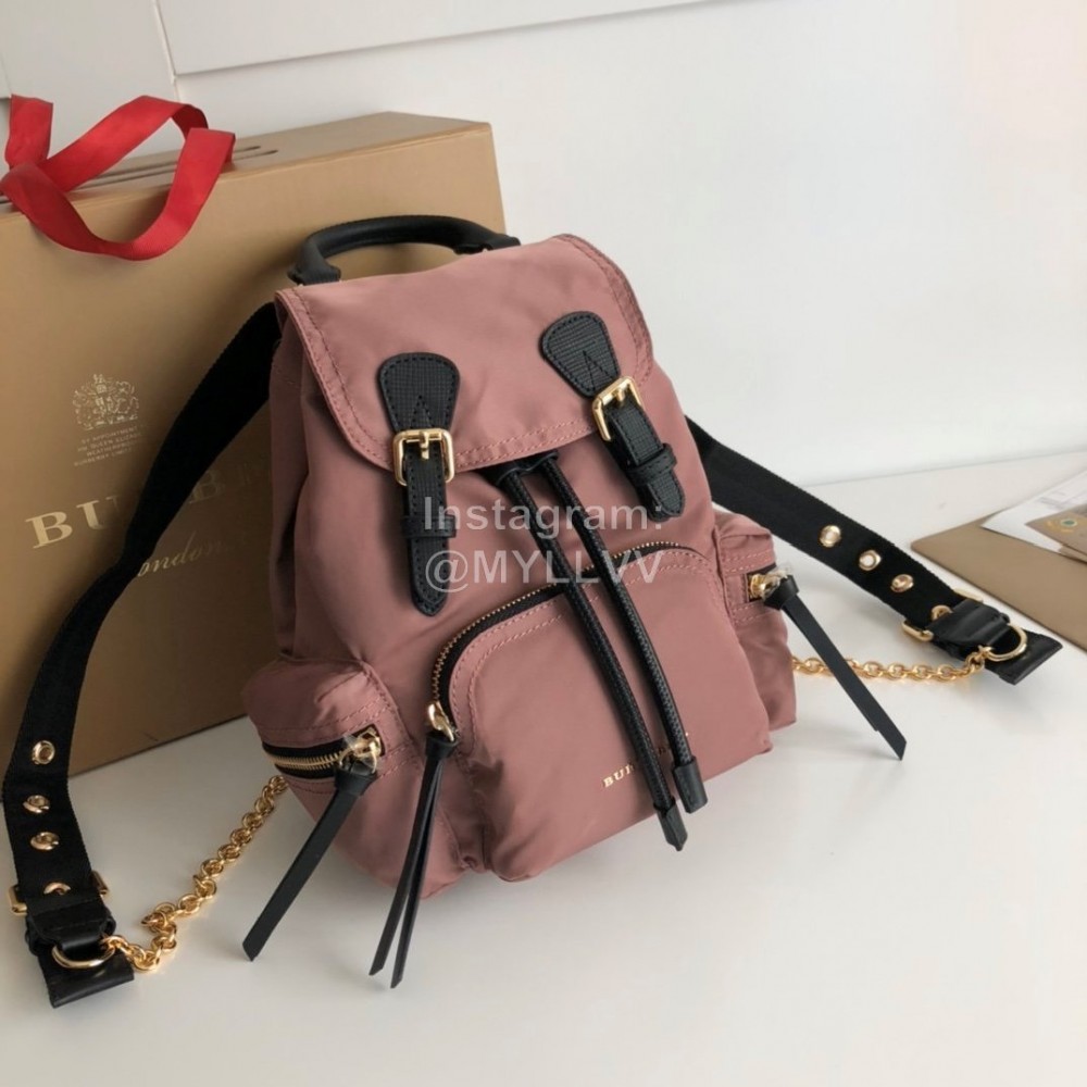 Burberry Fashion Small Military Backpack Purple
