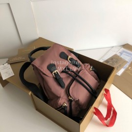 Burberry Fashion Small Military Backpack Purple
