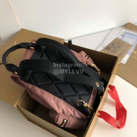 Burberry Fashion Small Military Backpack Purple